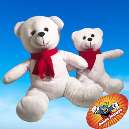 Case of White Christmas bear small