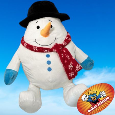 Snowman with christmas scarf 80cm