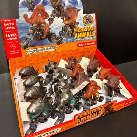 Dinosaur on bikes in display box | 109