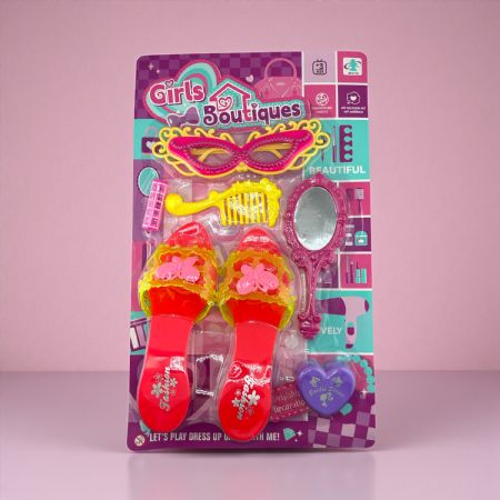 Girls shoes carded set