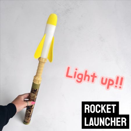 Camouflage light up rocket launcher (half case)