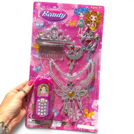 NEW Beauty set with phone & jewellery