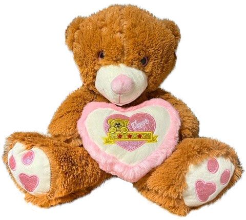 New heart bear 40cm