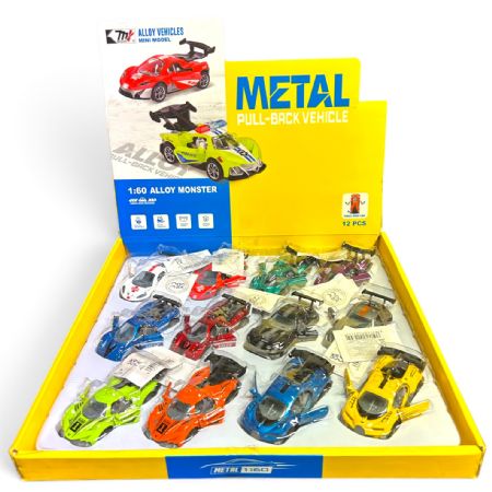 Metal pull back vehicle