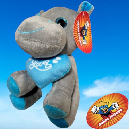 Hippo with heart 20cm/8"