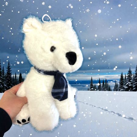 Fluffy Polar bear 30cm
