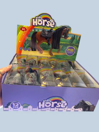Horse in display box