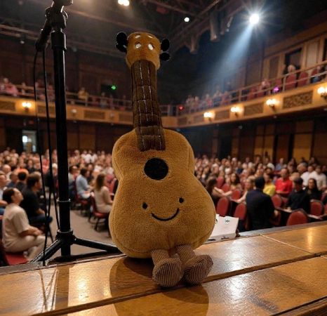 Guitar plush toy 20cm/8"