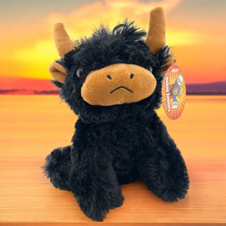 Highland Cow Black 20cm/8"