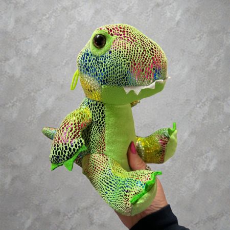 2 COLOUR SPARKLY DINOSAUR 20cm/8"