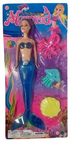 New light up mermaid on card