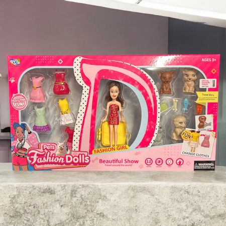 Doll dress up in box