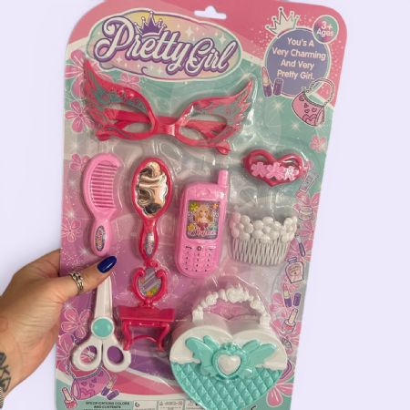 Girls pretty girl hair set