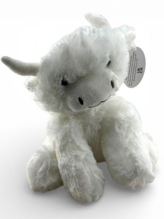 Highland Cow White 22cm/9"