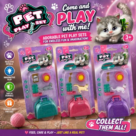 Pet play carded set