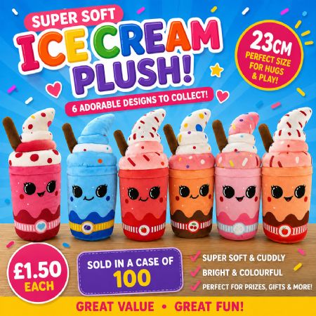 Ice cream pots 23cm/9"