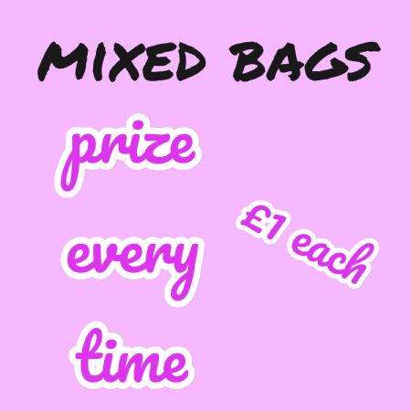 Mixed bag of prize every time soft toys