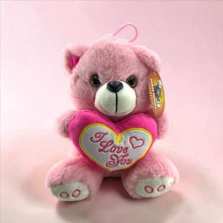 NEW Case 4 Colour bear with heart 25cm