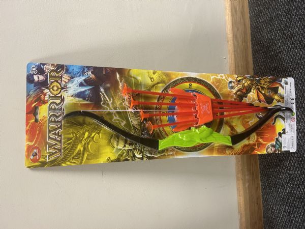Warrior Colourful bow & arrow