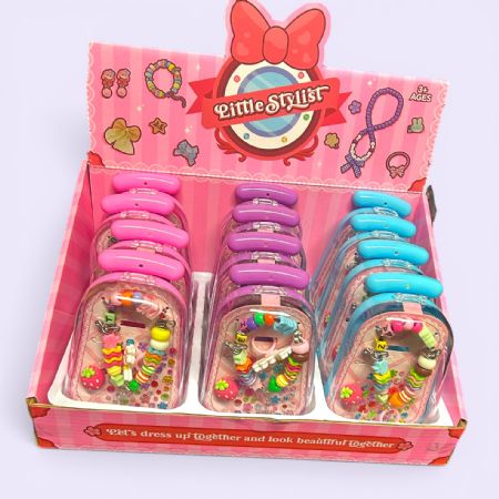 Suitcase jewellery set