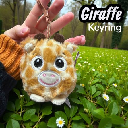 Giraffe keyring