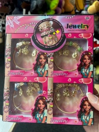 Gold coloured bracelets