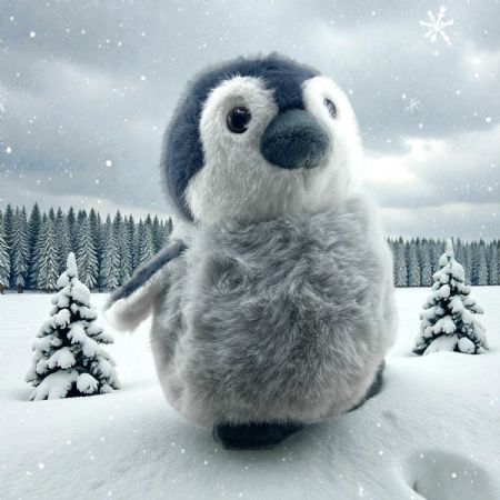 NEW Fluffy Penguin