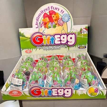 Light up egg with pet