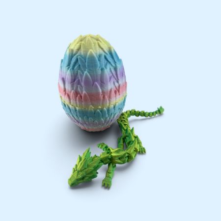 7.5cm Dragon egg 3D