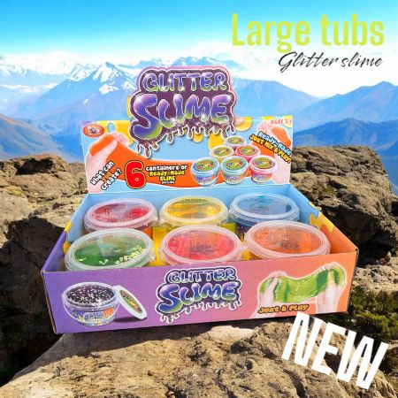 Glitter Slime Pots (24)