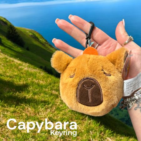 Capybara Cow keyring