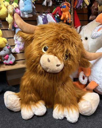 Brown Highland Cow Soft Toy 80cm