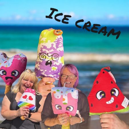 Ice cream soft toys