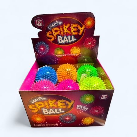 Spiky bounce ball with light
