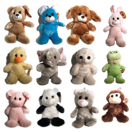 A group mix of animal soft toys | 350