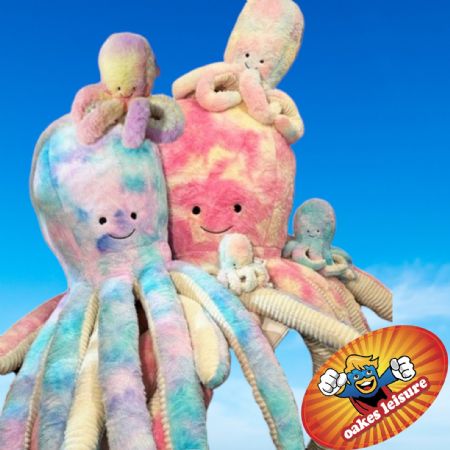Pastel octopus Size 4 (please read description for overall size)