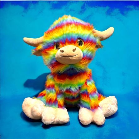 Highland Cow (Rainbow) 80cm/32" | OLX2802