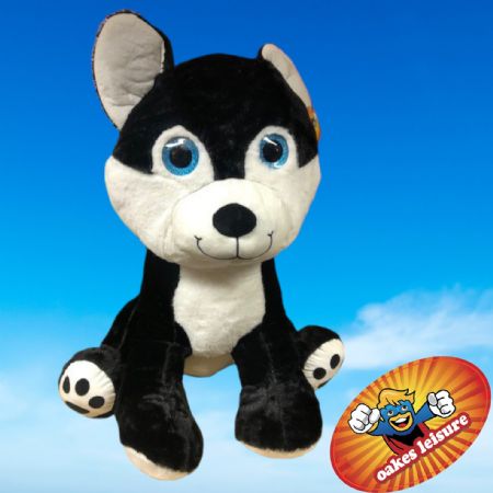 Black & White Husky Dog 60cm