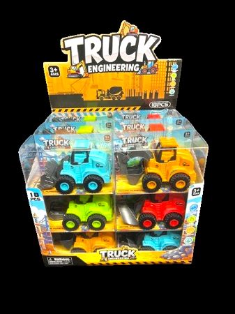 Engineering truck in display box